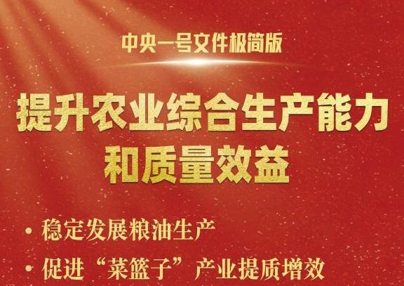 中央一號(hào)文件，極簡(jiǎn)版來(lái)了！